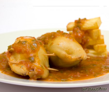 Calamares rellenos, ( otra receta )