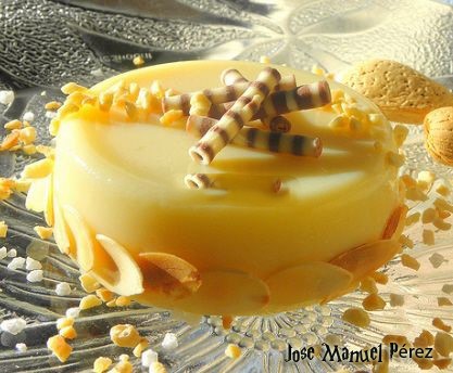 Flan de crema de Almendras ( sin azucar)