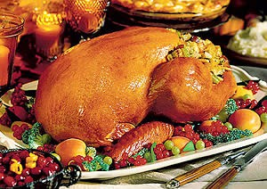 Receta navideña de Pavo asado