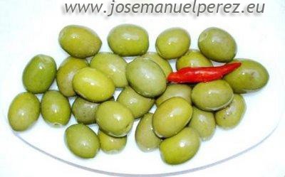 Aceitunas en sosa caustica