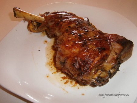 Cordero al horno